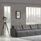 Colony Modular Sectional Sofa in Charcoal Fabric by NCFurniture