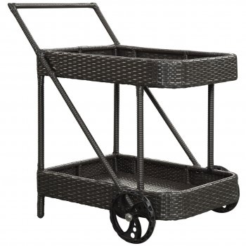 Replenish Outdoor Patio Beverage Cart by Modway in Espresso [MWOUT-EEI-970-Replenish]