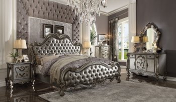 Versailles II Bedroom 26840 in Antique Platinum - Acme w/Options [AMBS-26840 Versailles II]