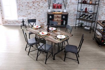 Brixton I CM3365T 5PC Dinette Set in Natural Tone w/Options [FADS-CM3365T-Brixton-I]