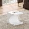 Anvil Coffee Table in High Gloss White or Grey by J&M w/Options