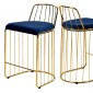 Gio Counter Height Stools 759 Set of 2 in Navy by Meridian