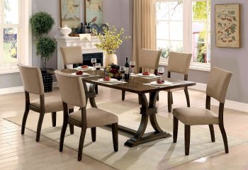 Gomeisa Dining Table CM3826T in Rustic Oak w/Options [FADS-CM3826T-Gomeisa]