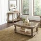 720598 Coffee Table in Antique Style Linen by Coaster w/Options