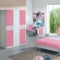 YA102 Kids Bedroom in White & Pink by Pantek w/Options