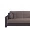 Maximum Value Sofa Bed in Brown Fabric by Casamode w/Option