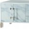 Modica Buffet 314 in Glass Marble Look Design by Meridian