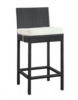 Lift Outdoor Patio Bar Stool Set of 2 Espresso/White by Modway