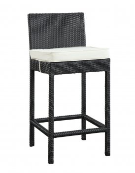 Lift Outdoor Patio Bar Stool Set of 2 Espresso/White by Modway [MWOUT-Lift]