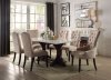 Gerardo Dining Table Marble Top 60180 in Weathered Espresso