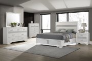 Miranda Bedroom Set 5Pc 205110 in White by Coaster w/Options