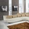 UFM208 Ivory Sectional w/Optional Ottoman & End Tables