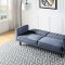 Qinven Adjustable Sofa LV00085 in Dark Gray Velvet by Acme