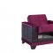 Four Seasons Sectional Sofa Bed in Burgundy by Casamode w/Option