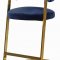 Stephanie Counter Stool 796 Set of 2 Navy Velvet by Meridian