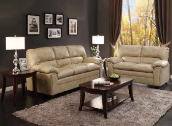 Talon Sofa 8511TP in Taupe Bonded Leather Match by Homelegance [HES-8511TP Talon]