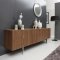 Struttura Large Buffet in Walnut Veneer by Whiteline Imports