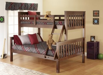 5203 Twin Over Full Bunk Bed in Java [EGKB-5203]