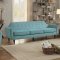 Ajani Sofa 8379TL in Teal Fabric by Homelegance w/Options