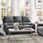 Livino Motion Sofa 55835 in Gray Fabric by Acme w/Options