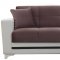 Milano Sofa Bed in Brown Fabric by Casamode w/Options