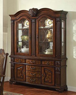 Thurmont 5052-50 Buffet w/Hutch in Cherry by Homelegance