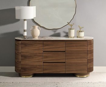 Willene Server DN03148 in Walnut by Acme w/Ceramic Top [AMSV-DN03148 Willene]