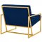 Bequest Accent Chair in Navy Velvet by Modway