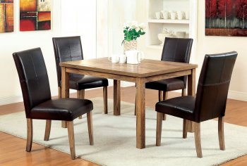 CM3555T-48 Sorrel I 5Pc Dining Set in Rustic Oak w/Options [FADS-CM3555T-48 Sorrel I]