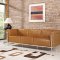 Charles Grande Sofa in Tan Leather by Modway w/Options