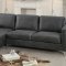 Breaux Sectional Sofa 8235GY in Grey Fabric by Homelegance