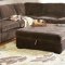 500703 Luka Sectional Sofa in Coffee Bean Fabric by Coaster