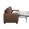 Zoilos Sleeper Sofa 57210 in Brown Fabric by Acme