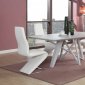 Katie Dining Table in Grey 5Pc Set by Chintaly w/Tara Chairs