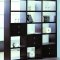 Contemporary Shelf Unit/Room Divider w/Additional Drawers