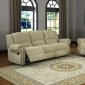 9708CN Quinn Motion Sofa in Beige Chenille Fabric by Homelegance