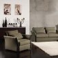 Olive Fabric Modern Sofa & Loveseat Set w/Optional Chair