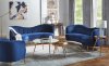 Sophia Sofa 506861 in Blue Velvet by Coaster w/Options