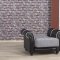 Royal Home Sofa Bed in Gray Fabric by Casamode w/Options