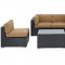 Camfora 5Pc Patio Sectional Set by Modway Choice of Color