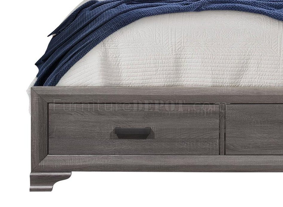 Global Furniture Ryan GLOF-GRP-RYAN-3PCK Ryan King Storage Bed, Value City  Furniture