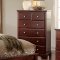 Morelle Bedroom 5Pc Set 1356C in Cherry by Homelegance w/Options