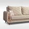 Brooklyn Sofa Bed in Beige Fabric by Skyler Design