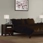 Cappuccino Finish Modern Bedroom w/Optional Casegoods