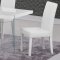 D2110DT Dining Set 5Pc in White by Global w/DG020DC Chairs