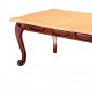 BK81C Coffee Table w/Beige Faux Marble Top by American Eagle