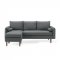 Revive Sectional Sofa in Gray Fabric by Modway