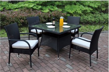 216 Outdoor Patio 5Pc Table Set by Poundex w/Options [PXOUT-216]