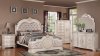 Infinity Traditional 5Pc Bedroom Set in Antique White w/Options