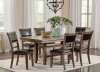 Bustamante Dining Set 5Pc 107641 in Drifted Sand by Coaster